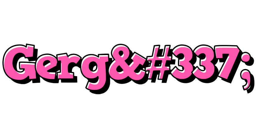Gergő girlish logo