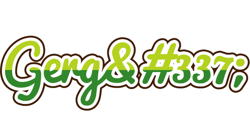 Gergő golfing logo