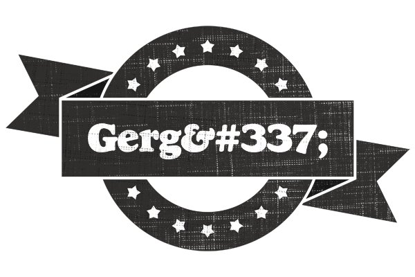 Gergő grunge logo