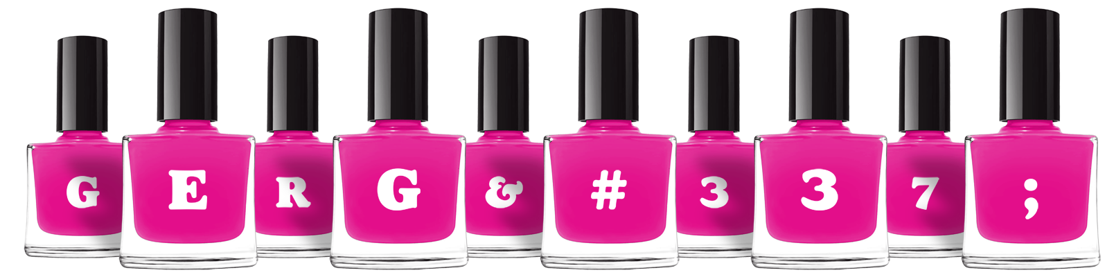 Gergő nails logo