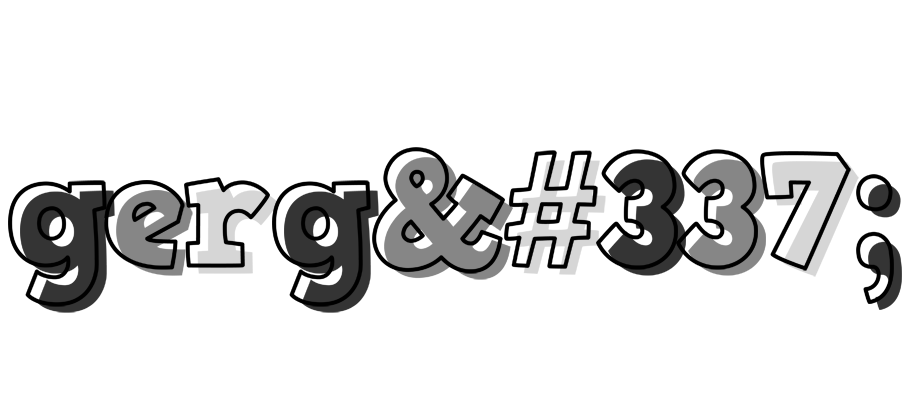 Gergő night logo