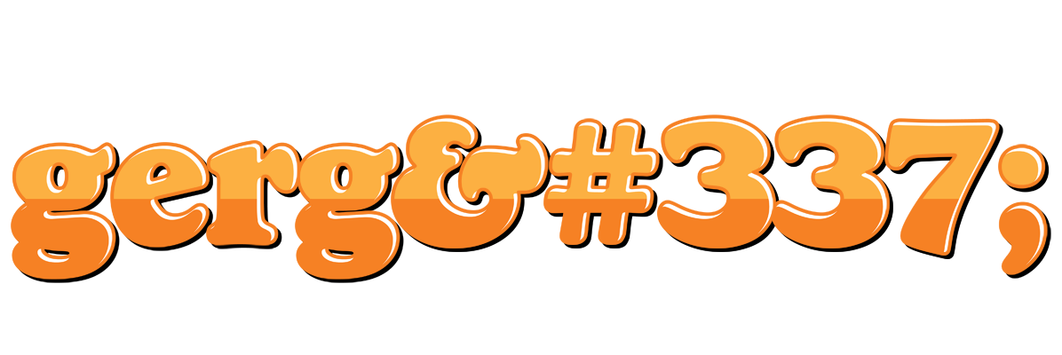 Gergő orange logo