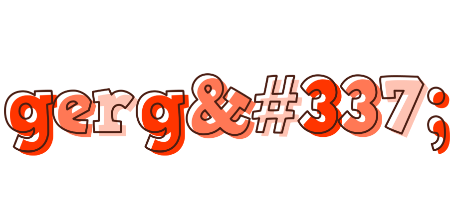 Gergő paint logo