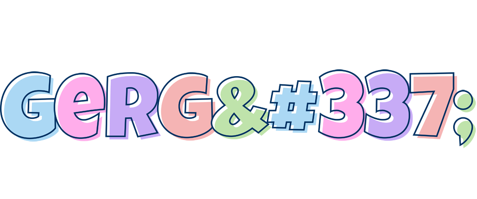Gergő pastel logo