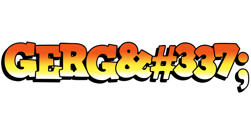 Gergő sunset logo