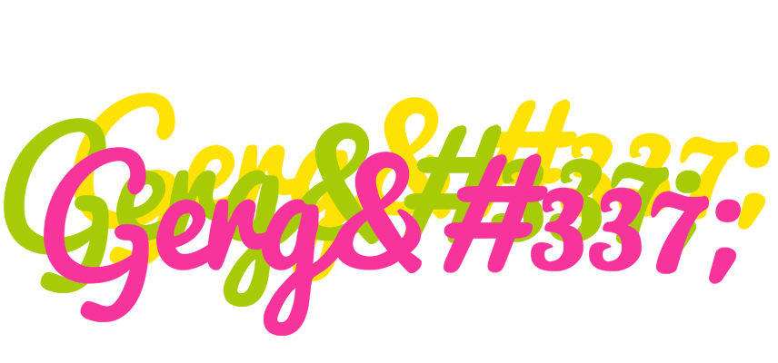 Gergő sweets logo