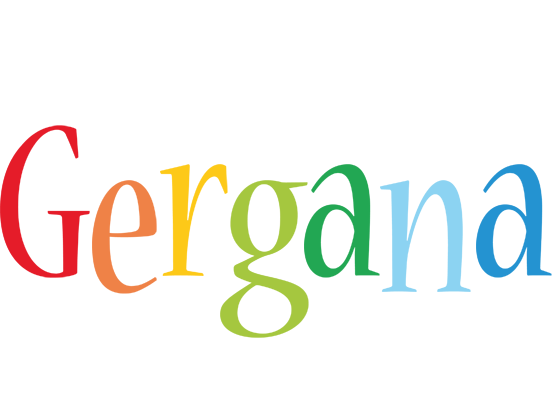 Gergana birthday logo