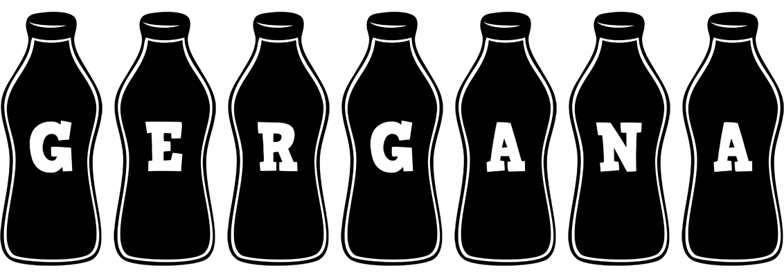 Gergana bottle logo