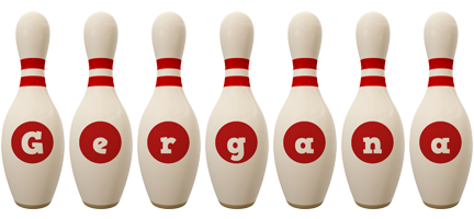 Gergana bowling-pin logo