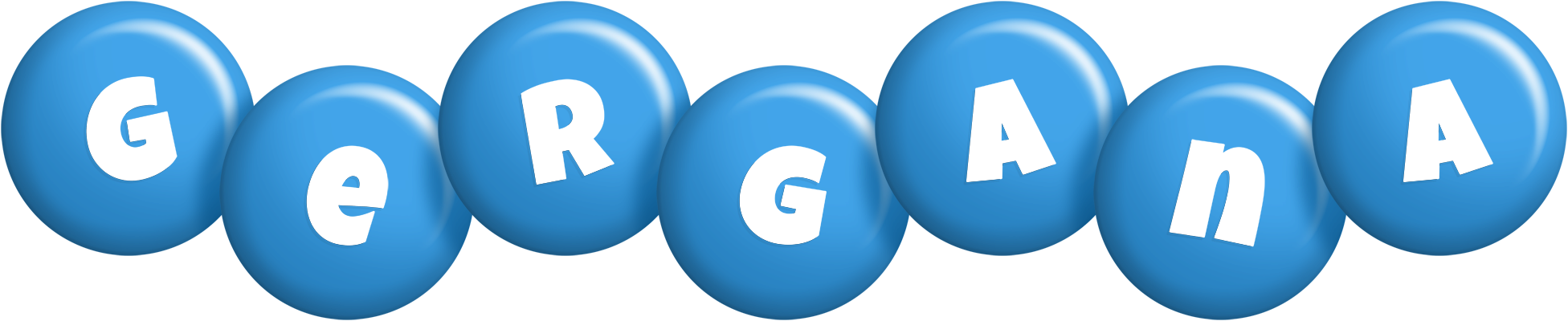 Gergana candy-blue logo