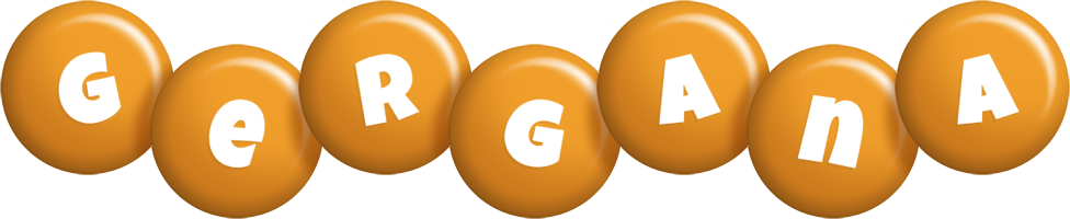Gergana candy-orange logo