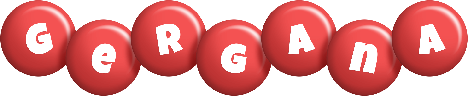 Gergana candy-red logo