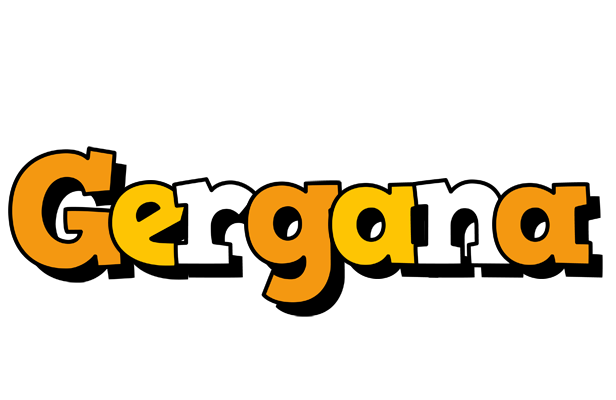 Gergana cartoon logo