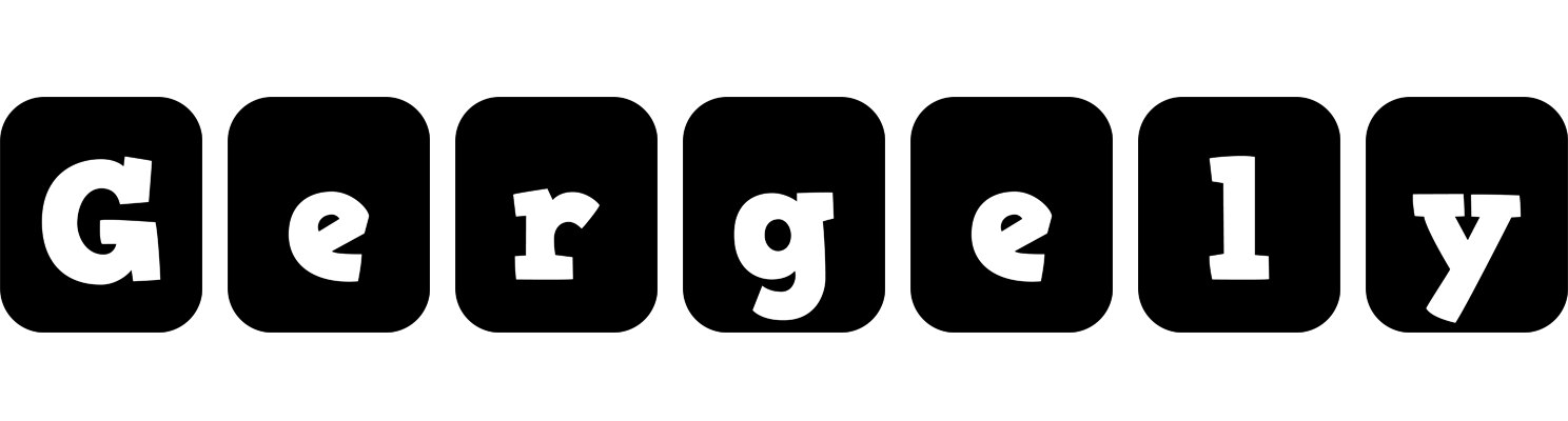 Gergely box logo