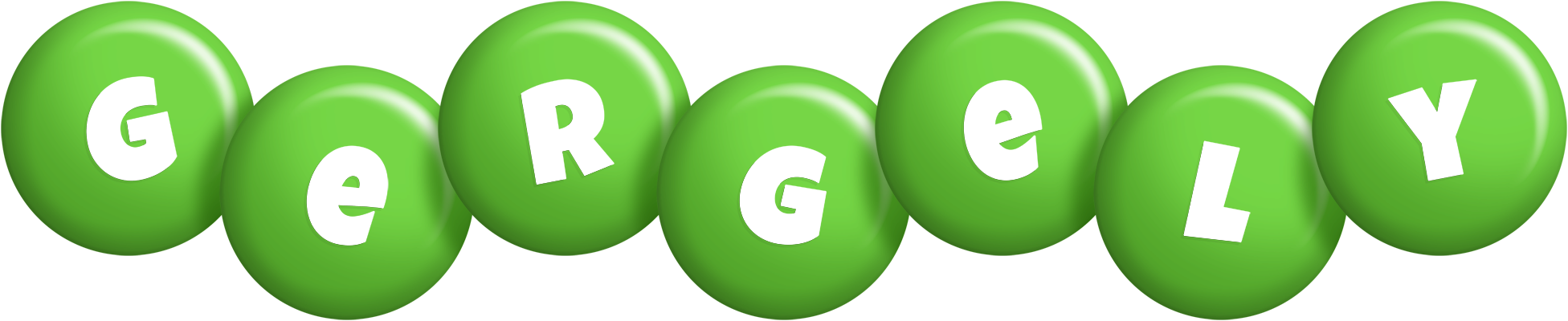 Gergely candy-green logo