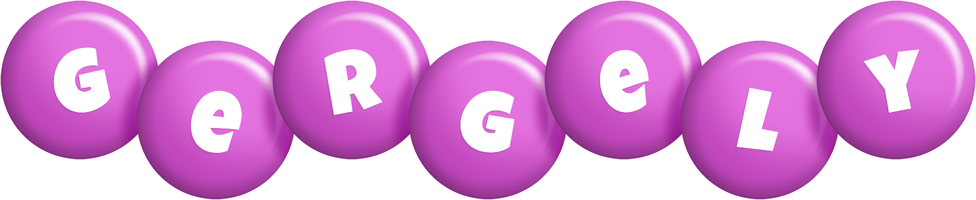 Gergely candy-purple logo