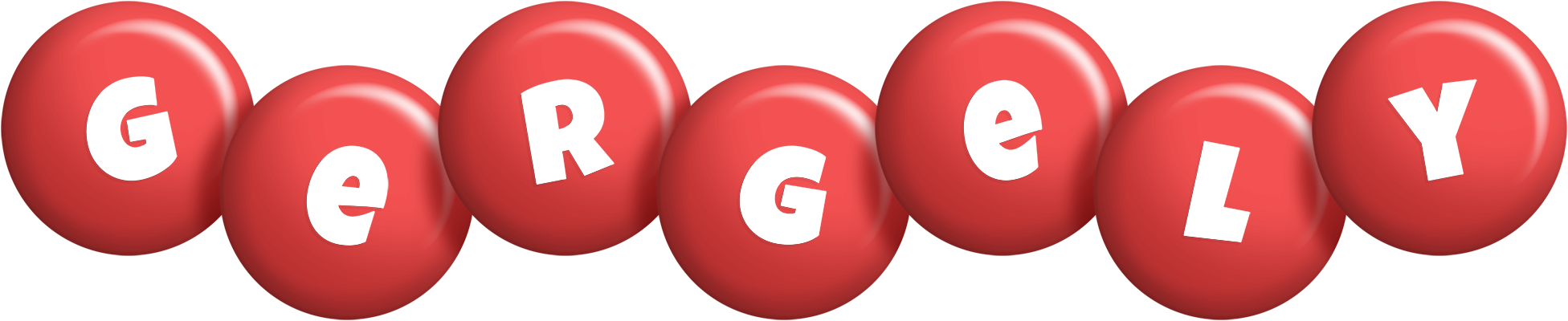Gergely candy-red logo