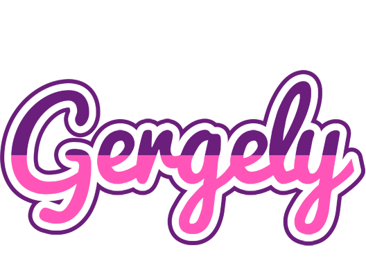 Gergely cheerful logo