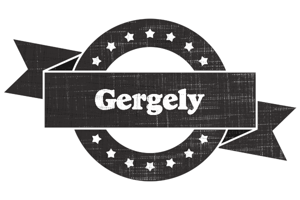 Gergely grunge logo