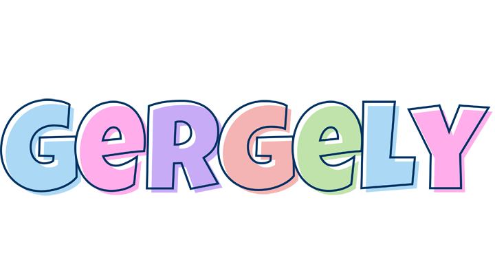 Gergely pastel logo