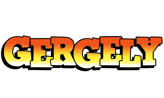 Gergely sunset logo