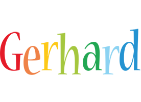 Gerhard birthday logo