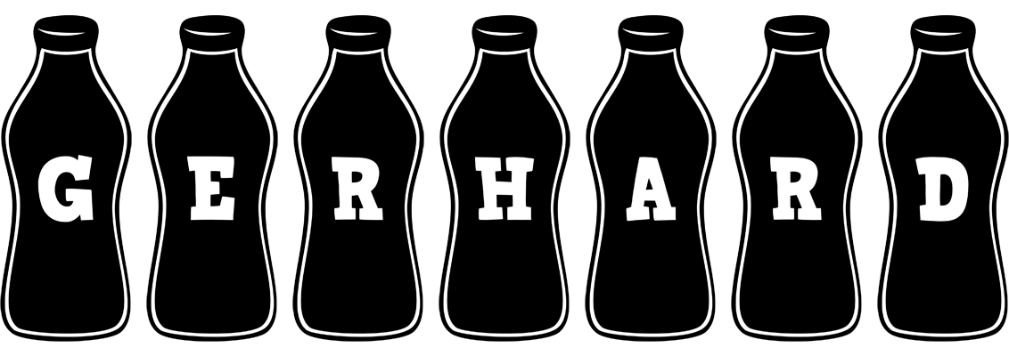 Gerhard bottle logo