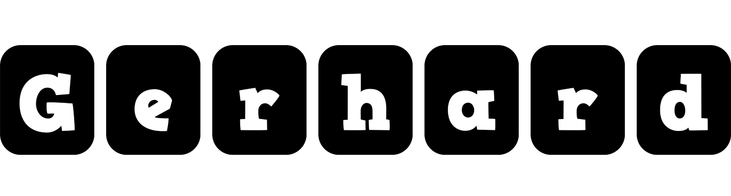 Gerhard box logo