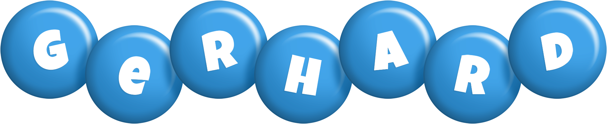 Gerhard candy-blue logo