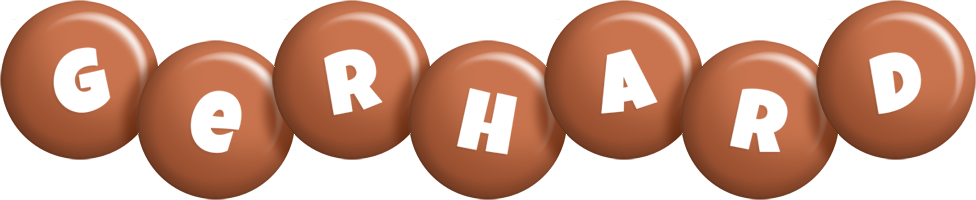 Gerhard candy-brown logo