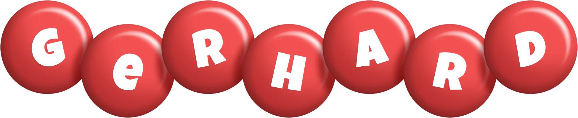 Gerhard candy-red logo