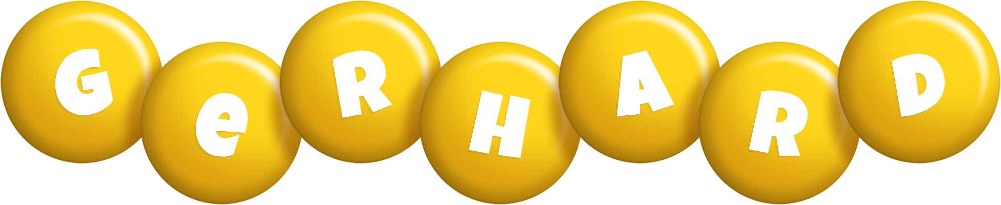 Gerhard candy-yellow logo