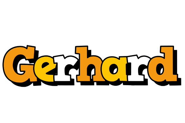 Gerhard cartoon logo
