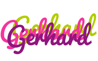 Gerhard flowers logo