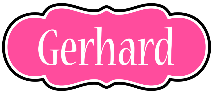 Gerhard invitation logo