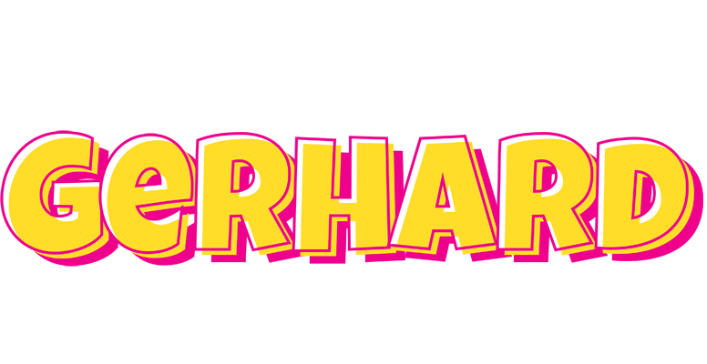 Gerhard kaboom logo