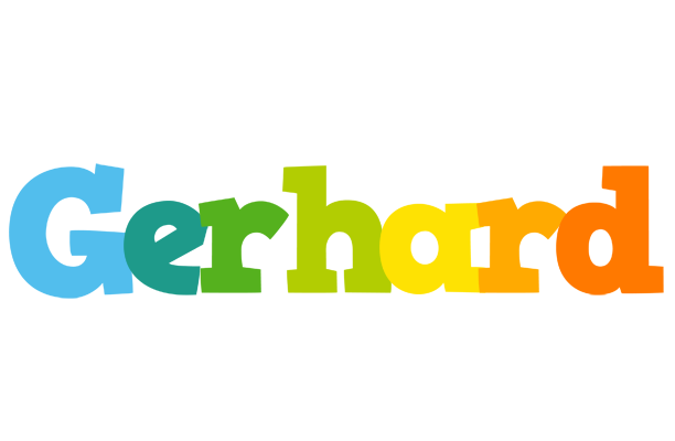 Gerhard rainbows logo