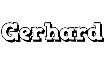 Gerhard snowing logo