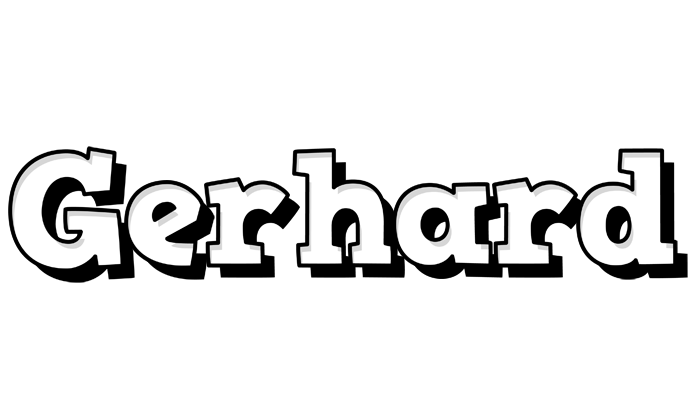 Gerhard snowing logo