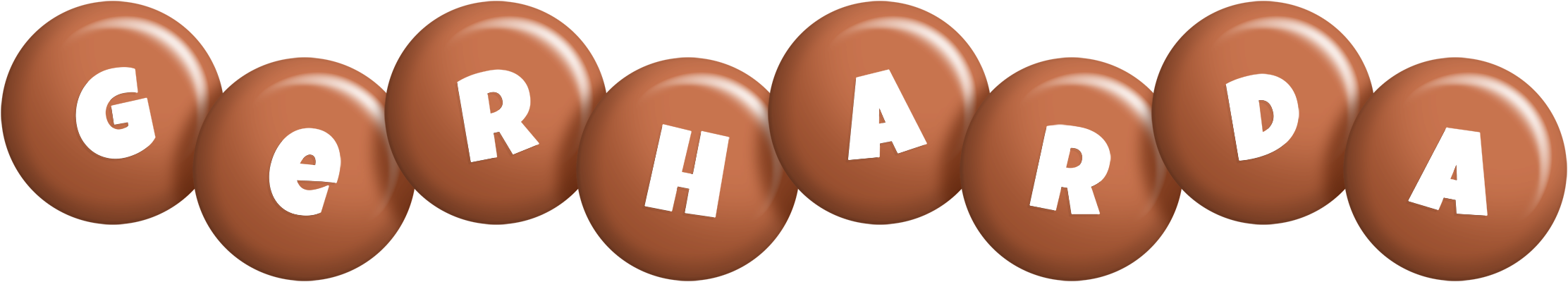 Gerharda candy-brown logo