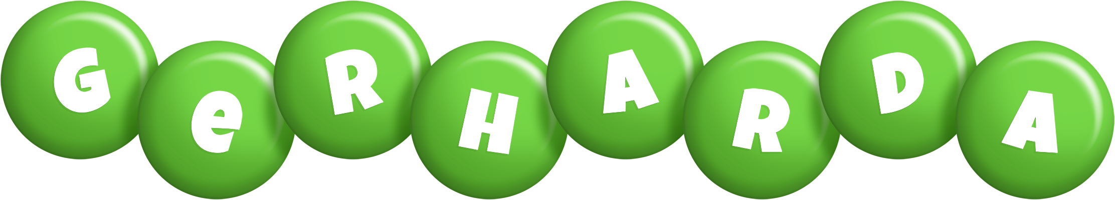 Gerharda candy-green logo