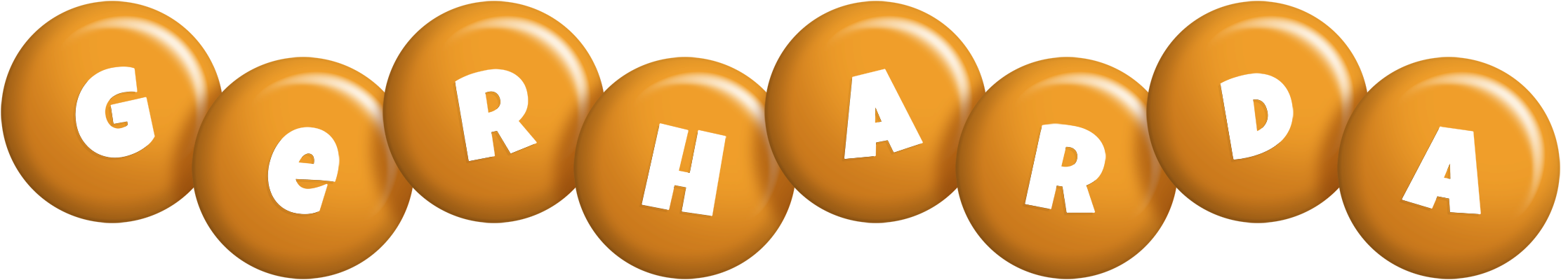Gerharda candy-orange logo