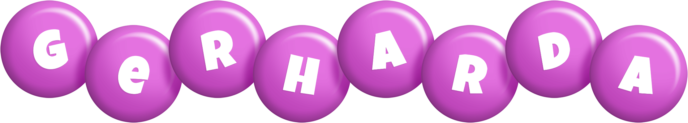 Gerharda candy-purple logo