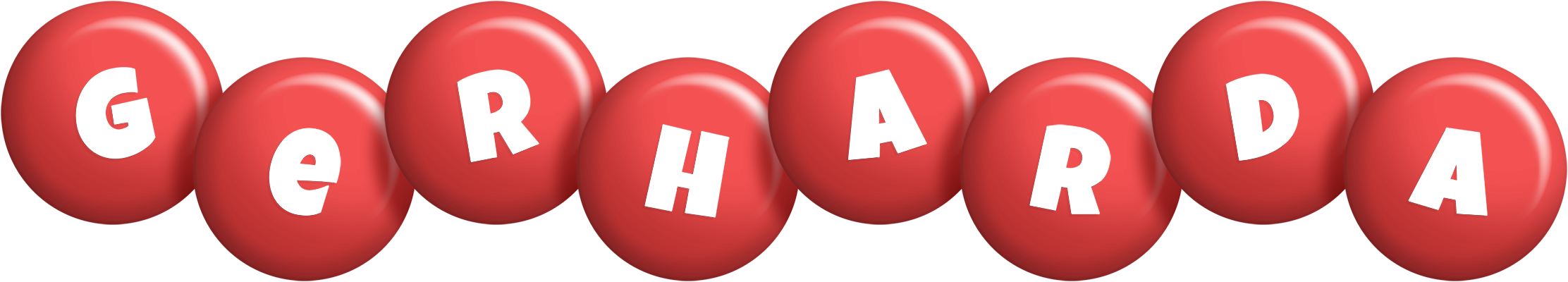Gerharda candy-red logo