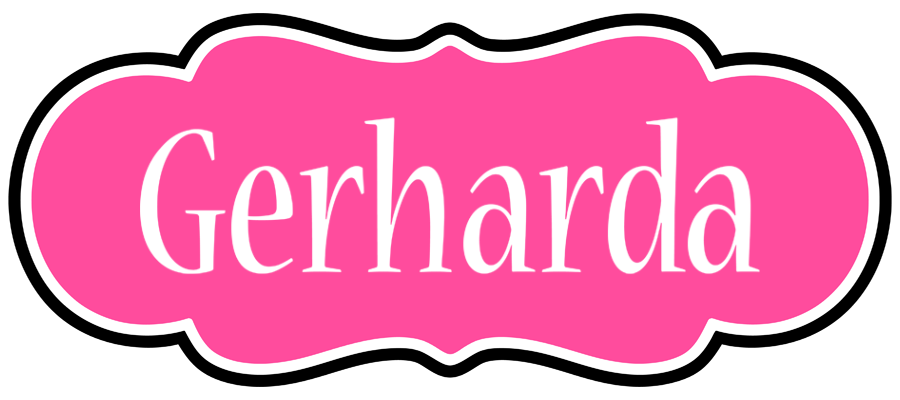 Gerharda invitation logo