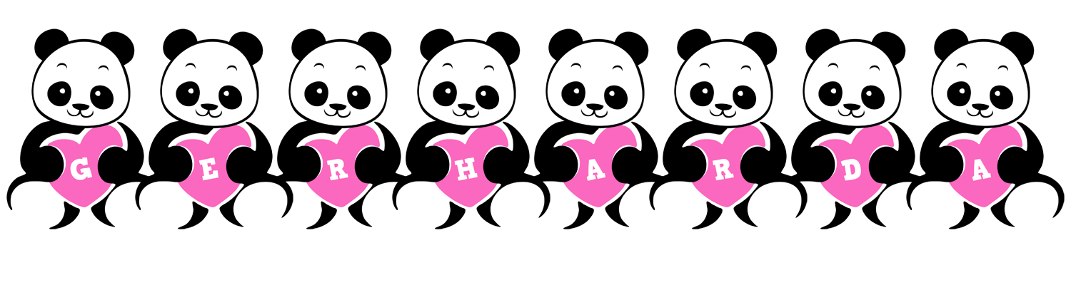 Gerharda love-panda logo