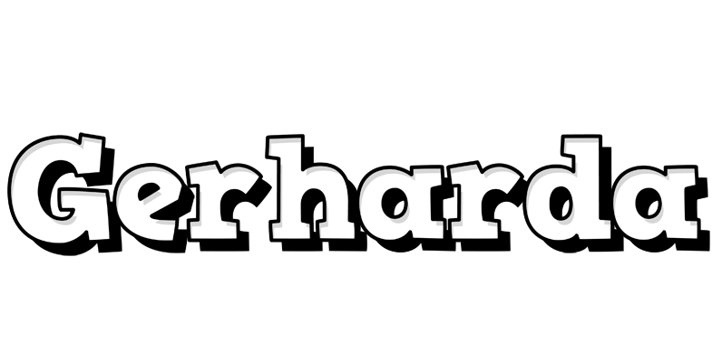 Gerharda snowing logo