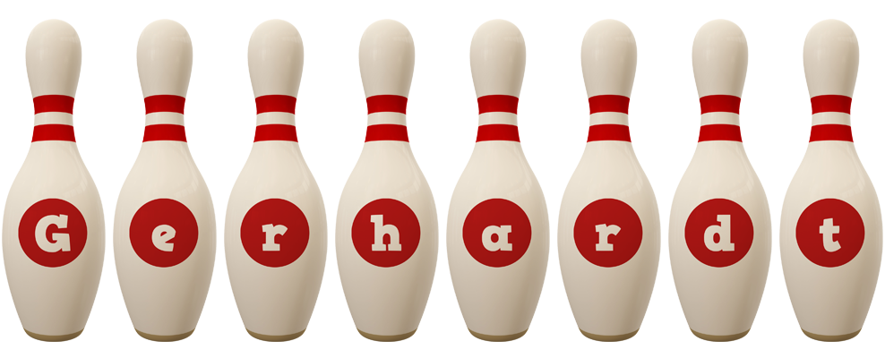 Gerhardt bowling-pin logo