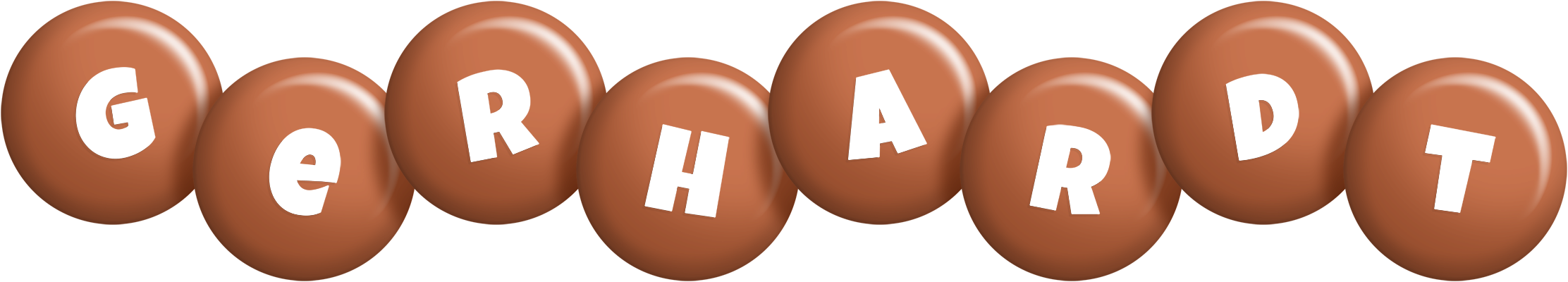 Gerhardt candy-brown logo