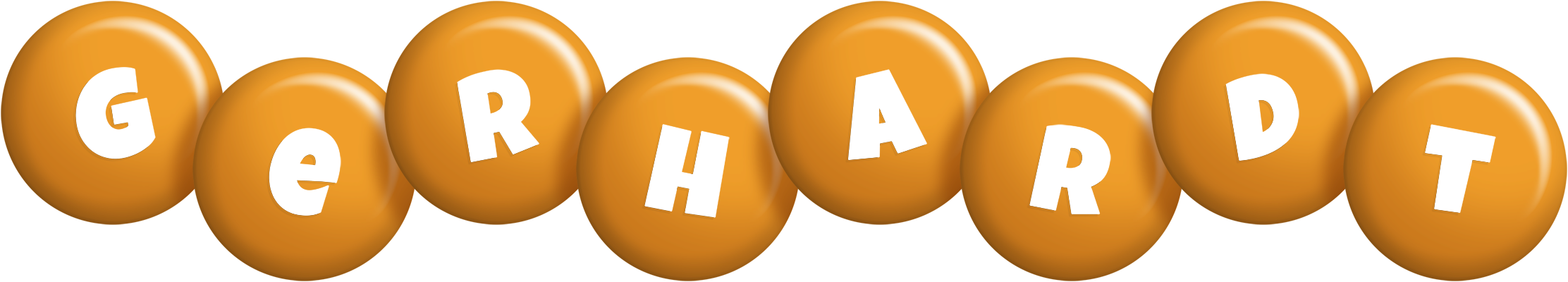 Gerhardt candy-orange logo